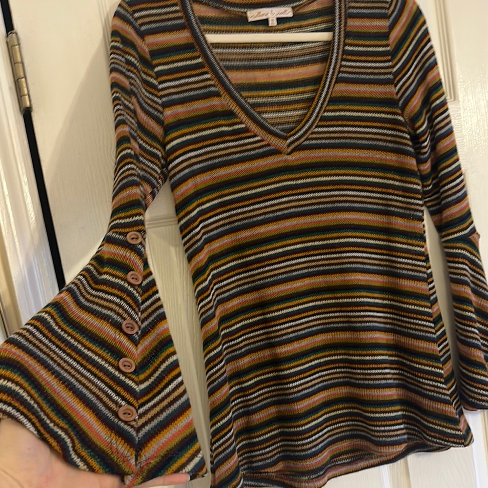 Willow & Root Belle Sleeve Knit Sweater (lightweight)